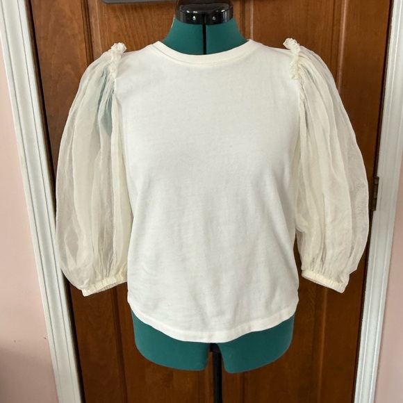 Sea New York Tops - Sea New York Shirt with Organza puff sleeve Small